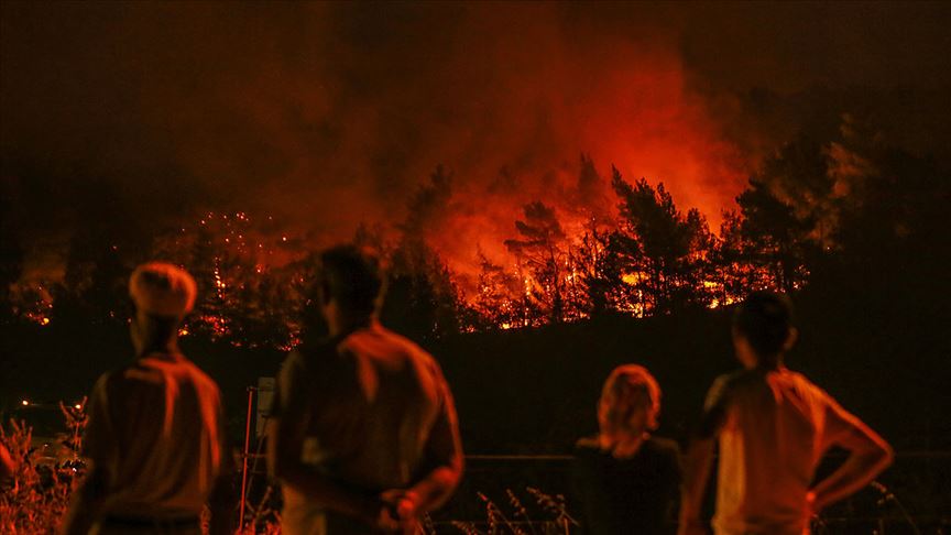 İzmir'de Orman Yangınına Neden Olan 4 Sanığa Hapis Istemi-1
