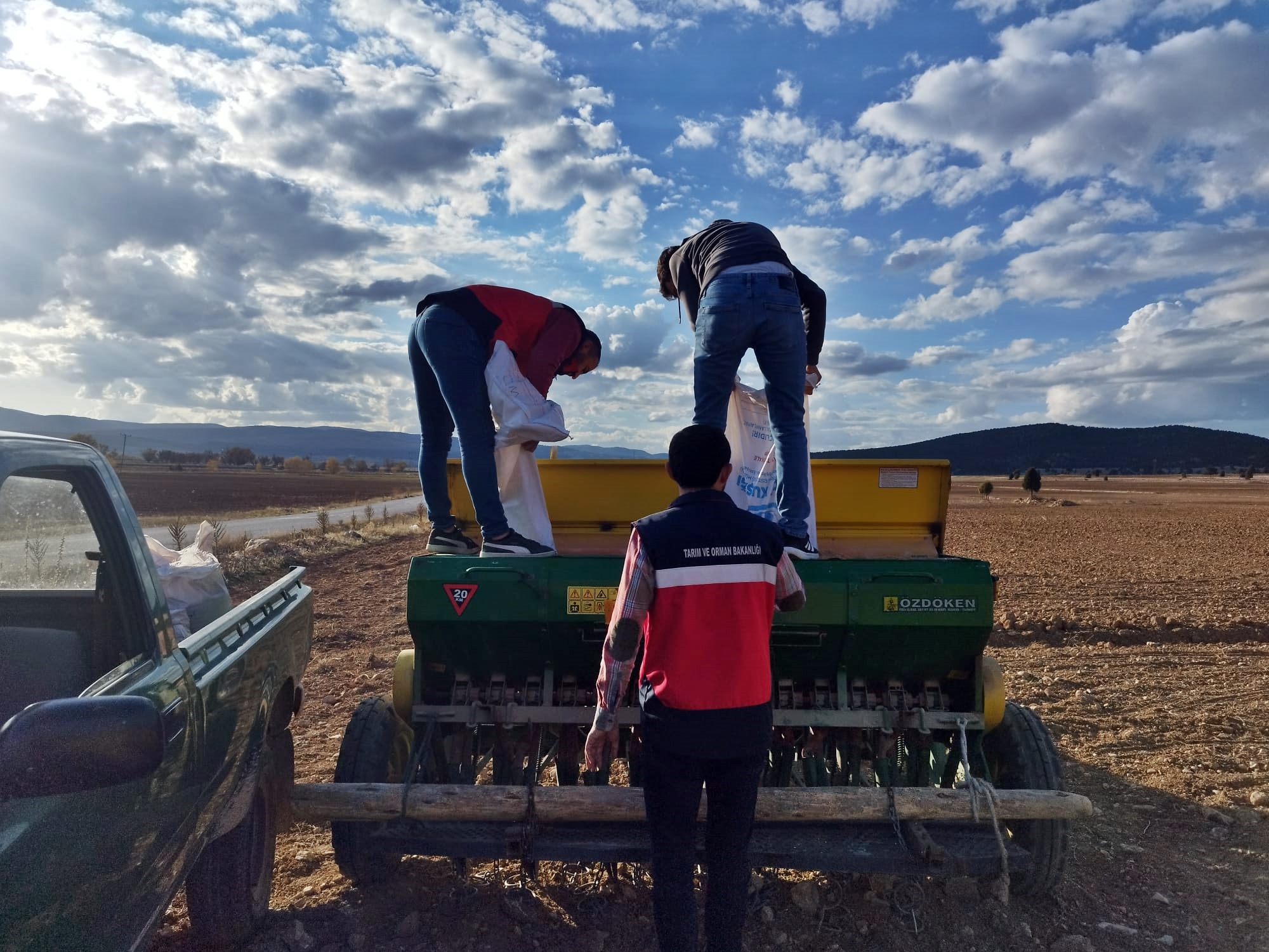 Kütahya Çavdarhisar’da Buğday Ve Tritikale Ekimi Gerçekleşti1