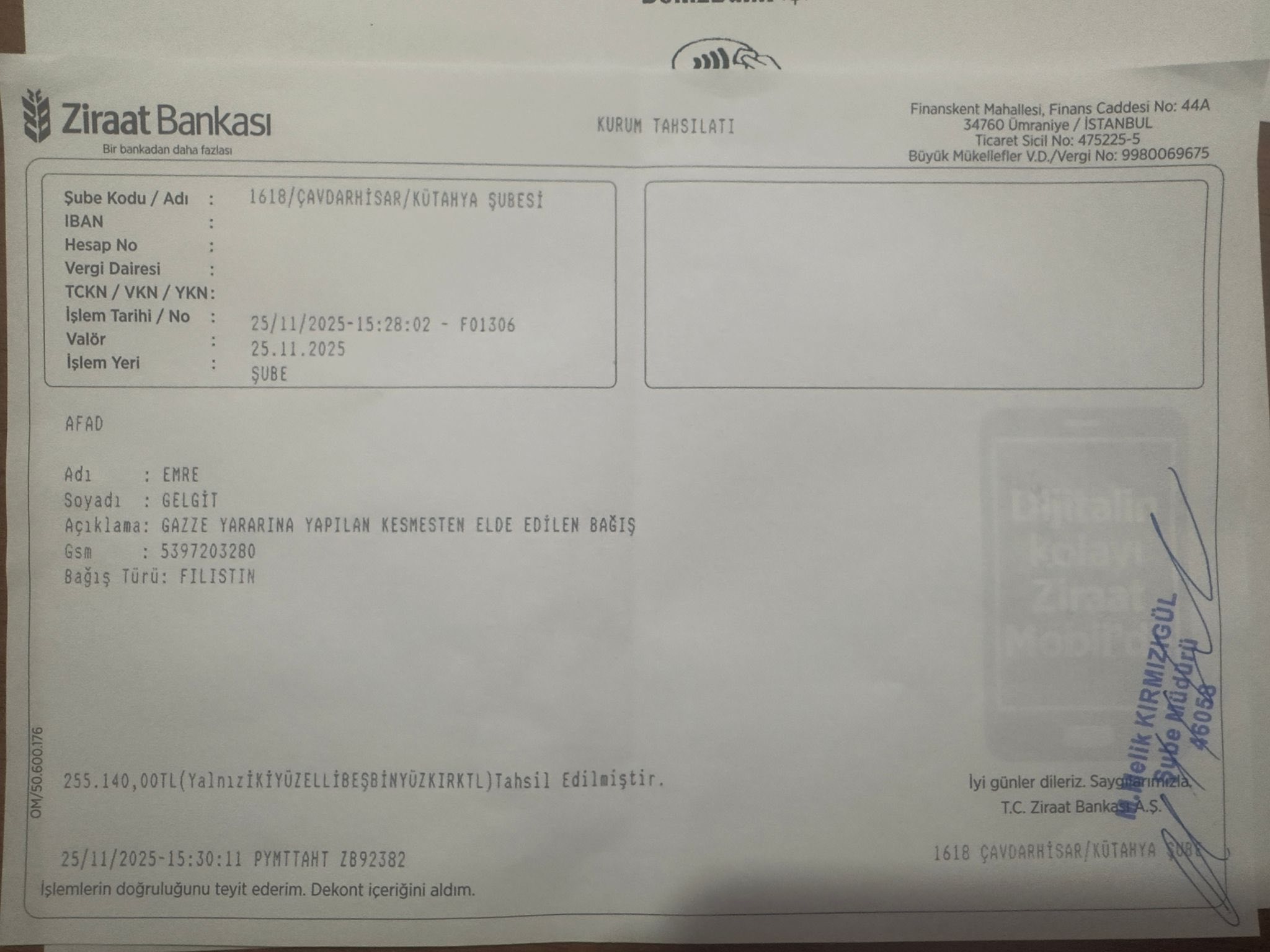 Kütahya Çavdarhisar’da Filistin Gazze Için Hayır Çarşısı Düzenlendi2