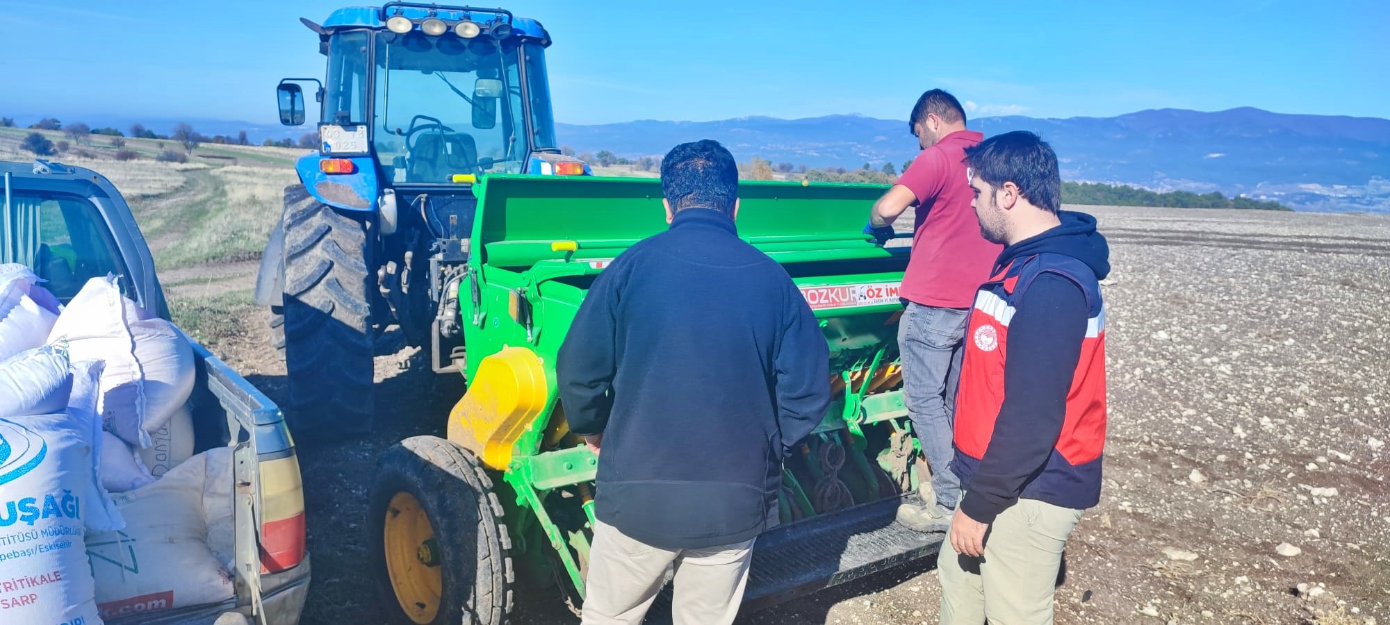 Kütahya Domaniç’te Demonstrasyon Tohum Ekimleri Yapıldı1