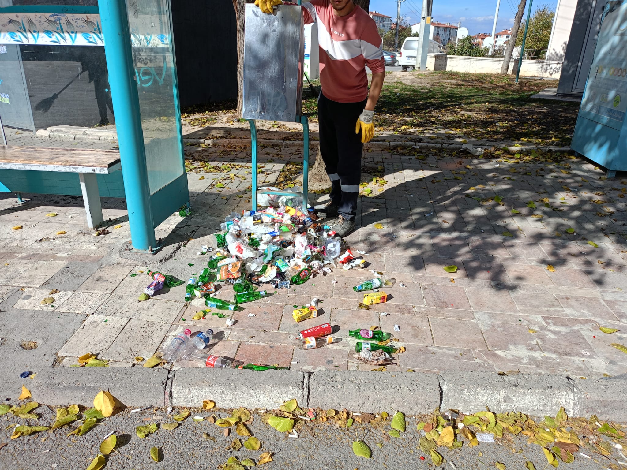 Kütahya Zafertepe Şeyh Edebali Caddesi'nde Temizlik (6)