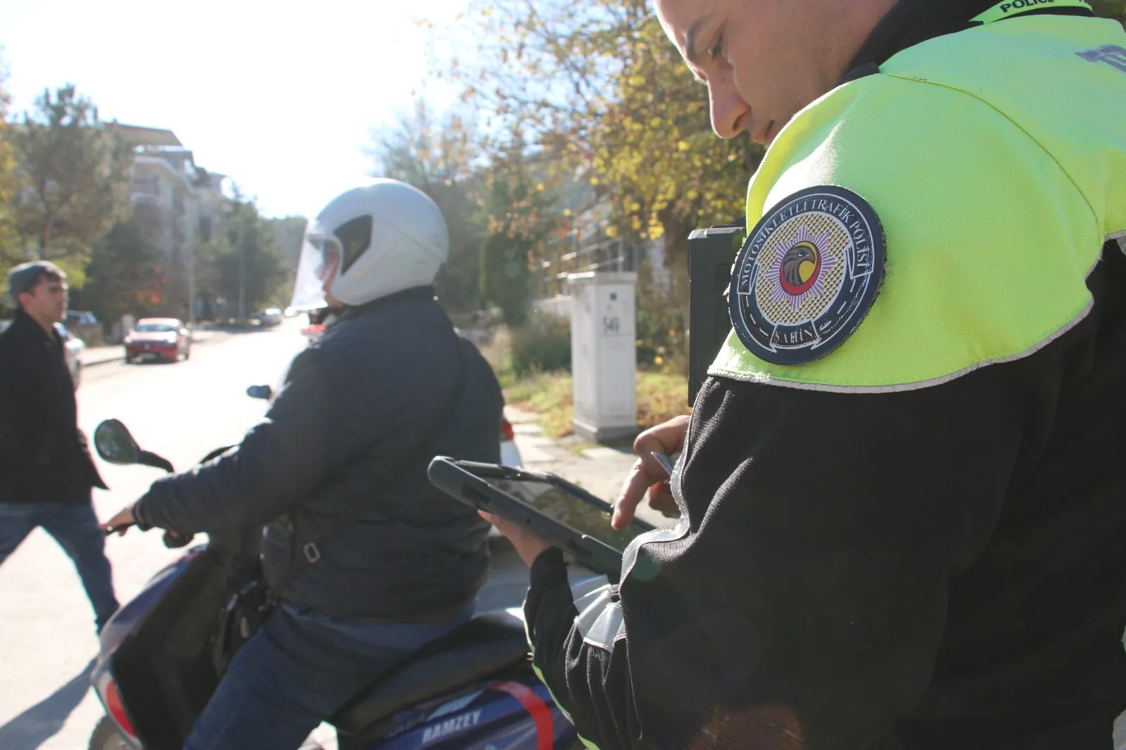 Kütahya’da Ekipler Motosiklet Sürücülerini Denetledi