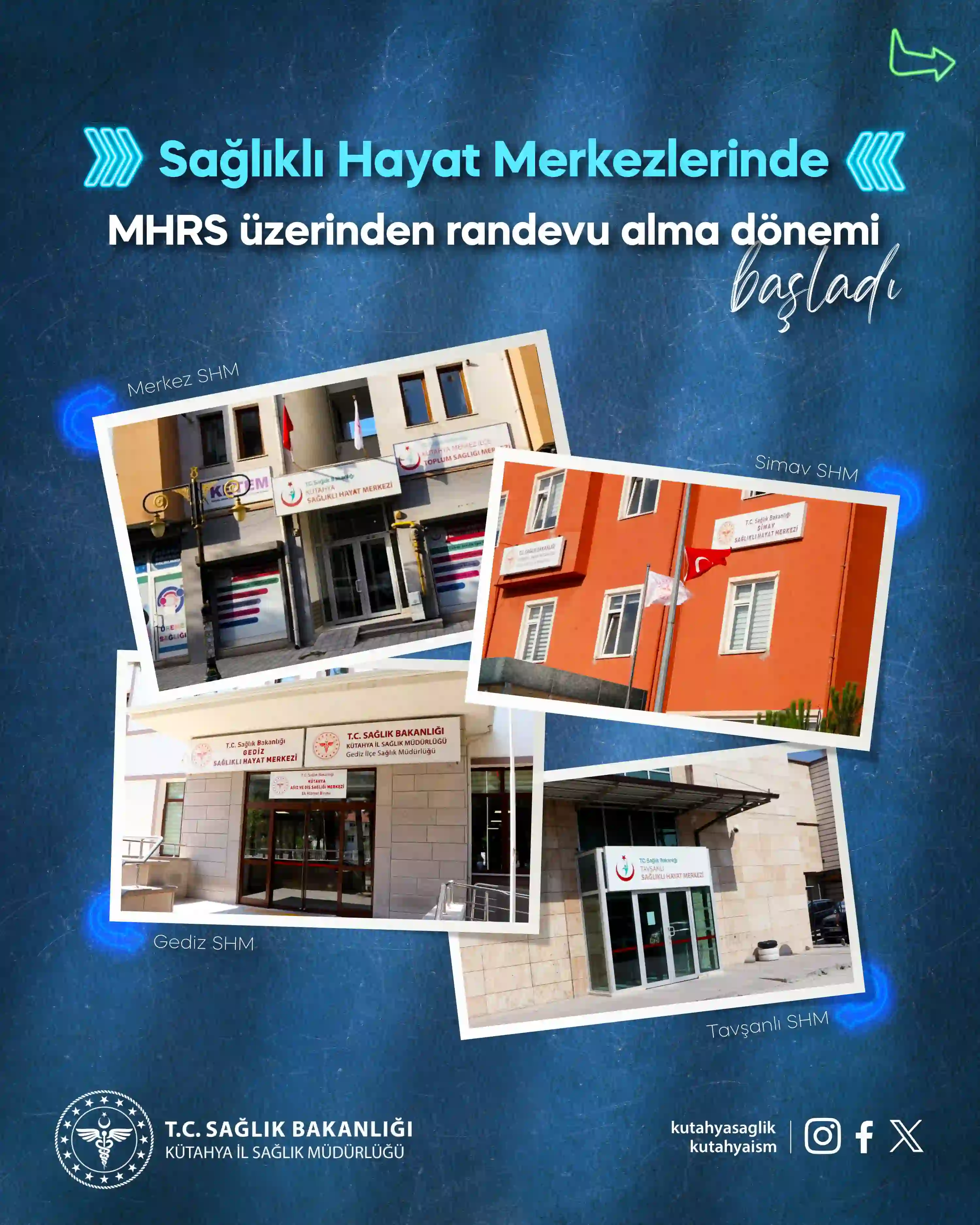 Kütahya’da Shm’lerde Randevu Dönemi Başladı 1