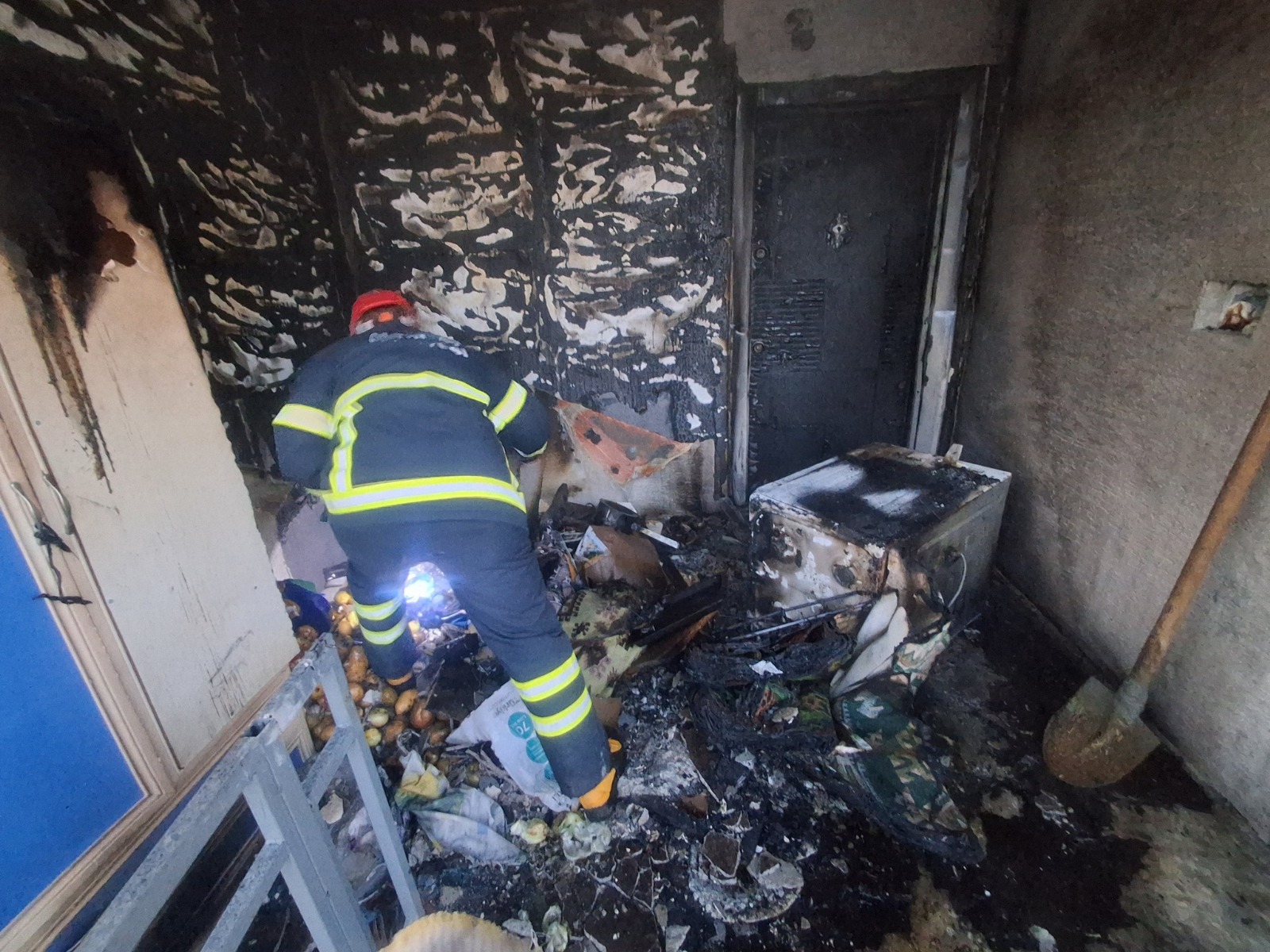 Kütahya’da Zafertepe Çalköy’de Ev Yangını Büyümeden Söndürüldü