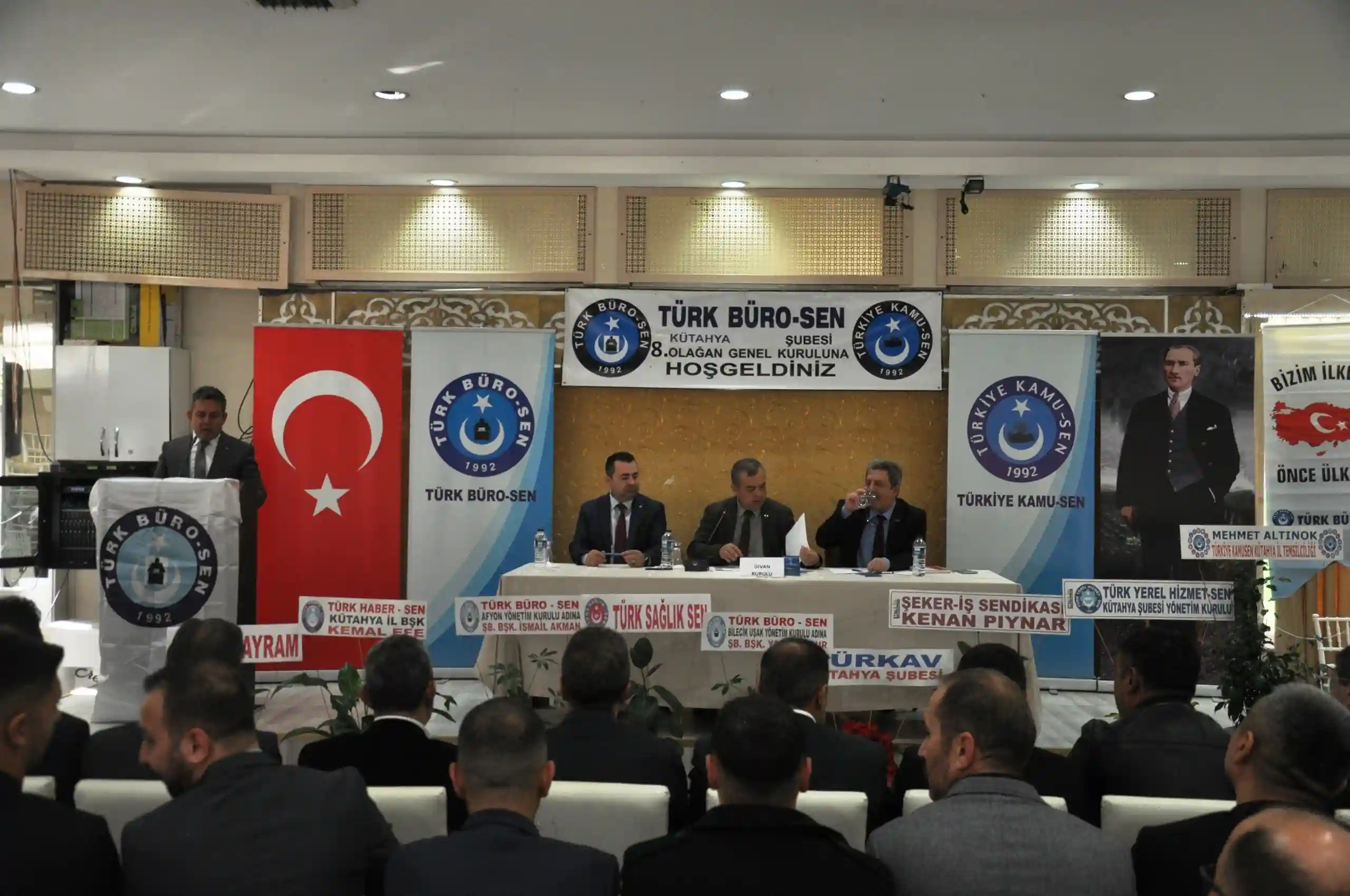 Türk Büro Sen Kütahya Şubesi Yeni Başkanını Seçti1