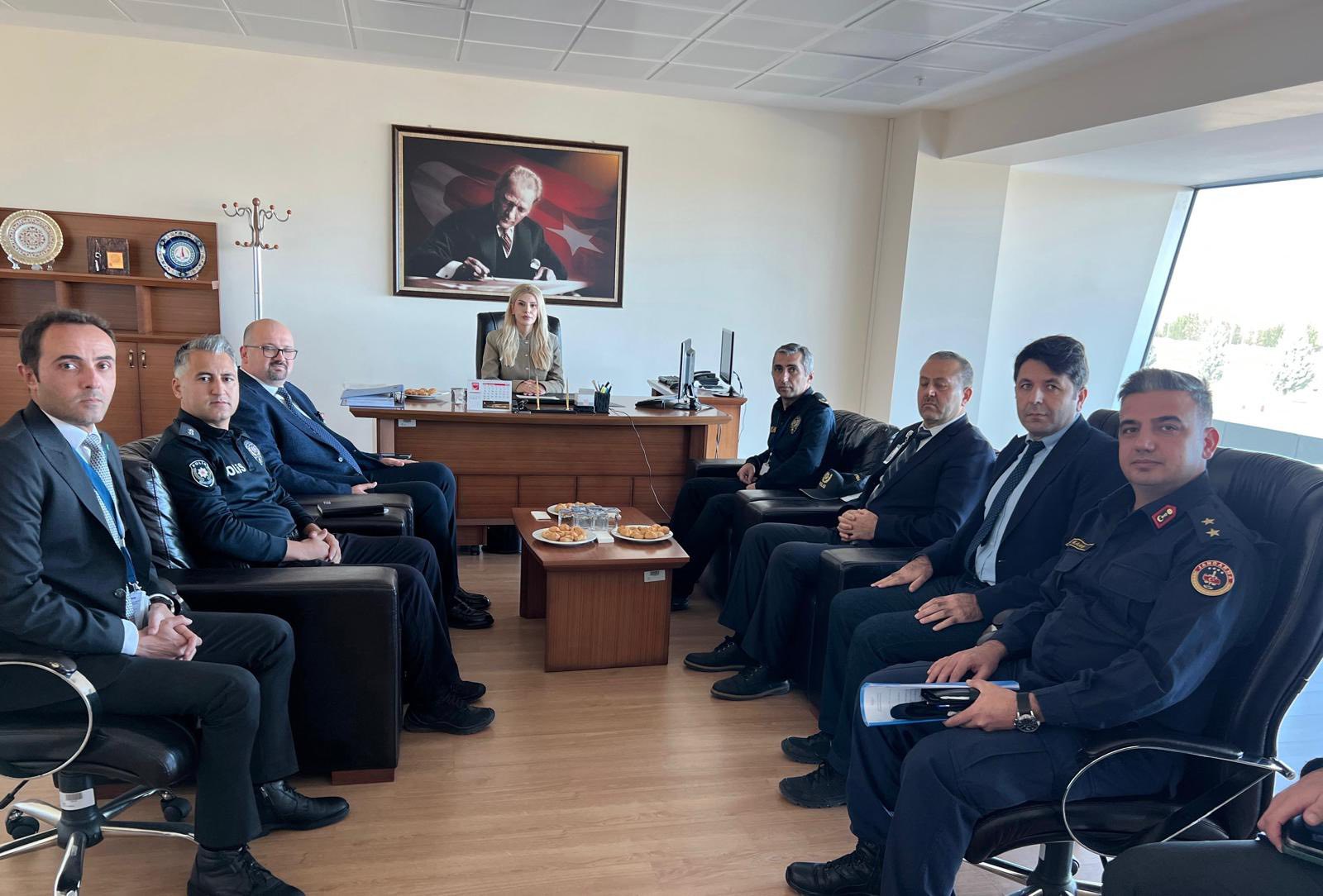 Zafer Havalimanı Güvenlik Toplantısı Yapıldı