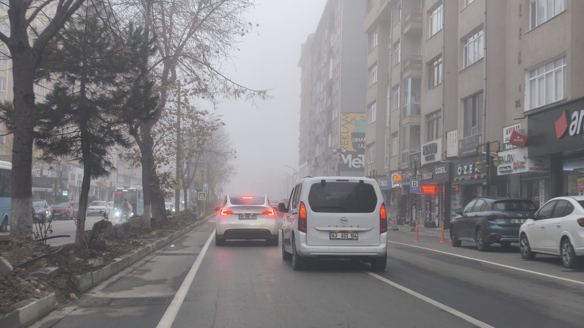 Kütahya merkezde yoğun sis etkili oldu-2