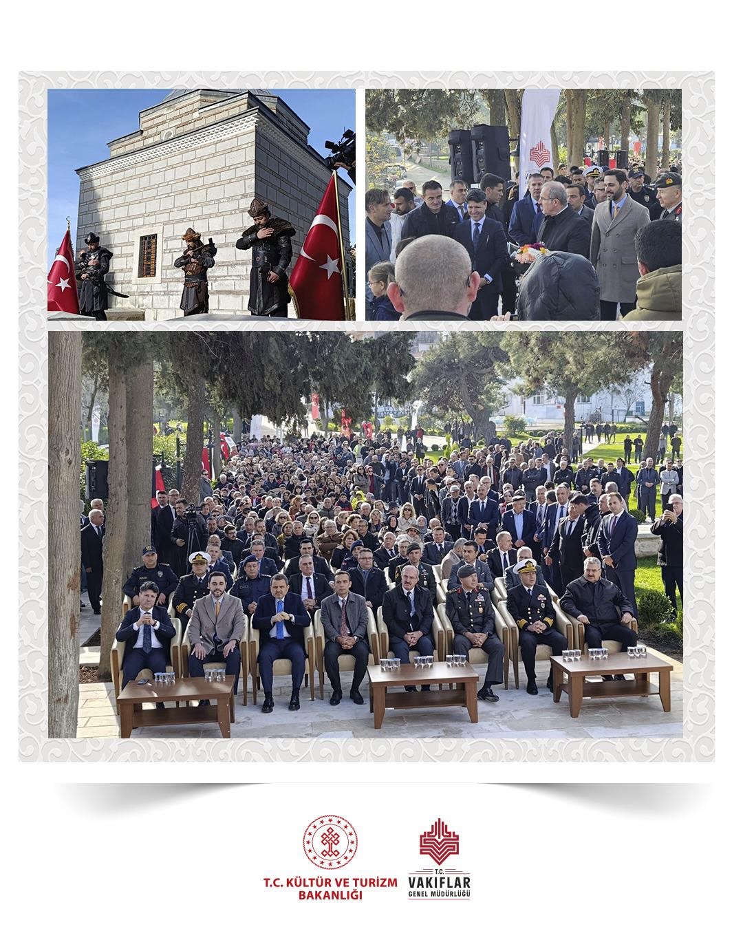 Gelibolu’da Gazi Süleyman Paşa Ve Namık Kemal Alanı Açıldı