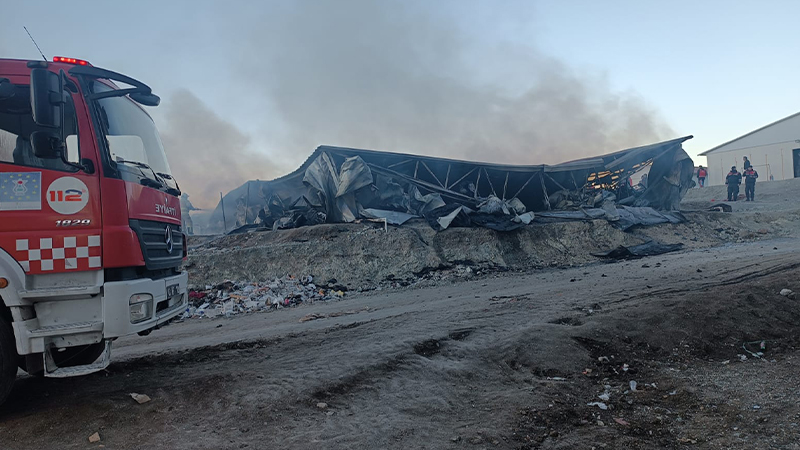 Kütahya Da Şantiye Yangını 00