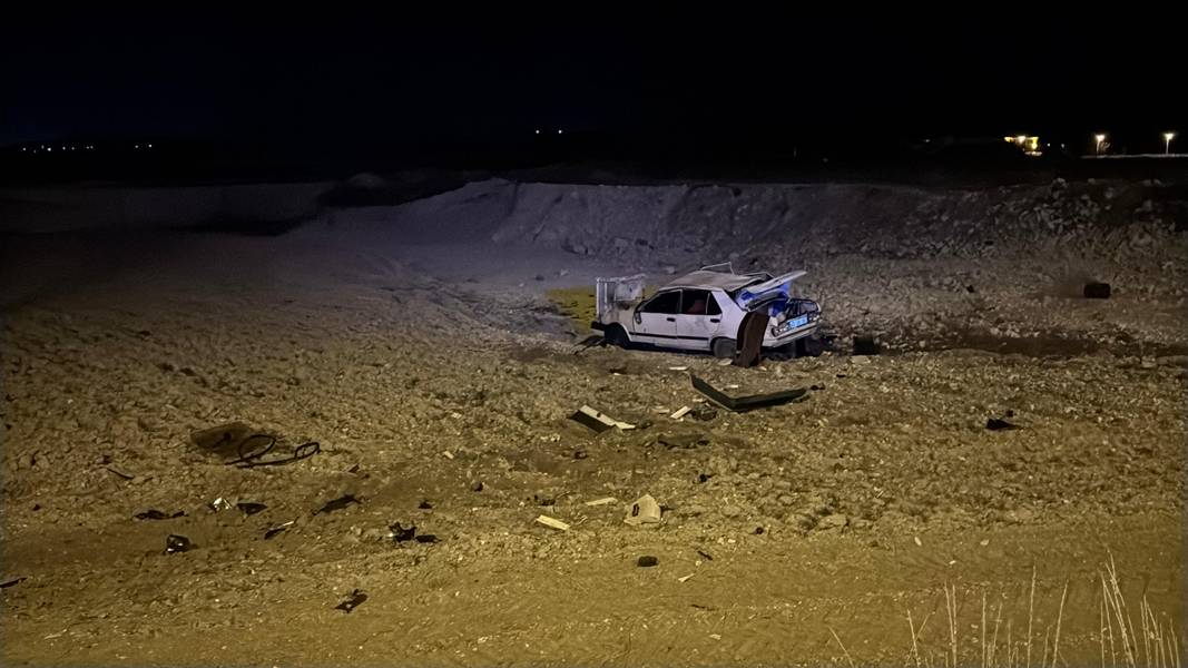 Kütahya'da Osb Yolunda Otomobil Takla Attı, Sürücü Yaralı (5)