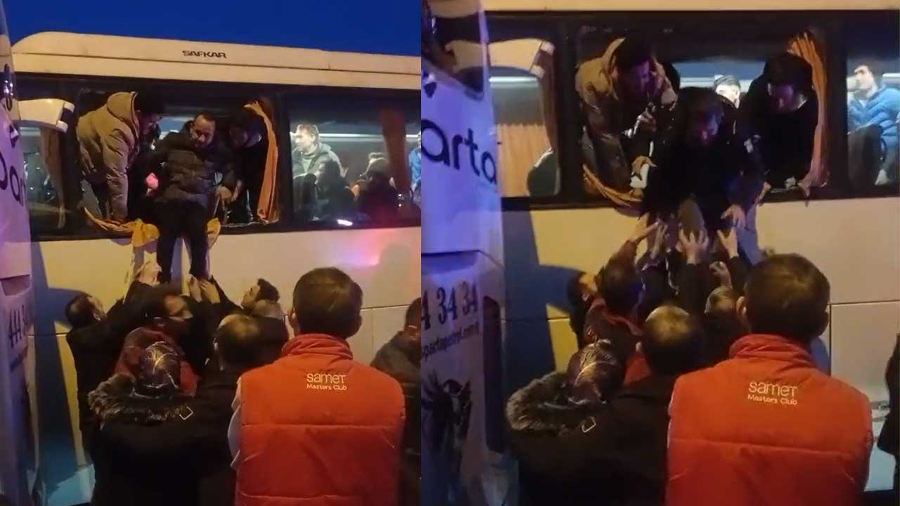 Kütahya'da Otobüs Ile Tır Çarpıştı, Yol Kapandı5