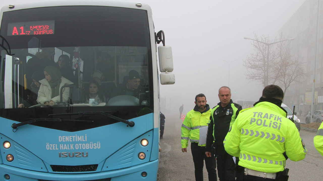 Kütahya’da Özel Halk Otobüsleri Denetlendi 1