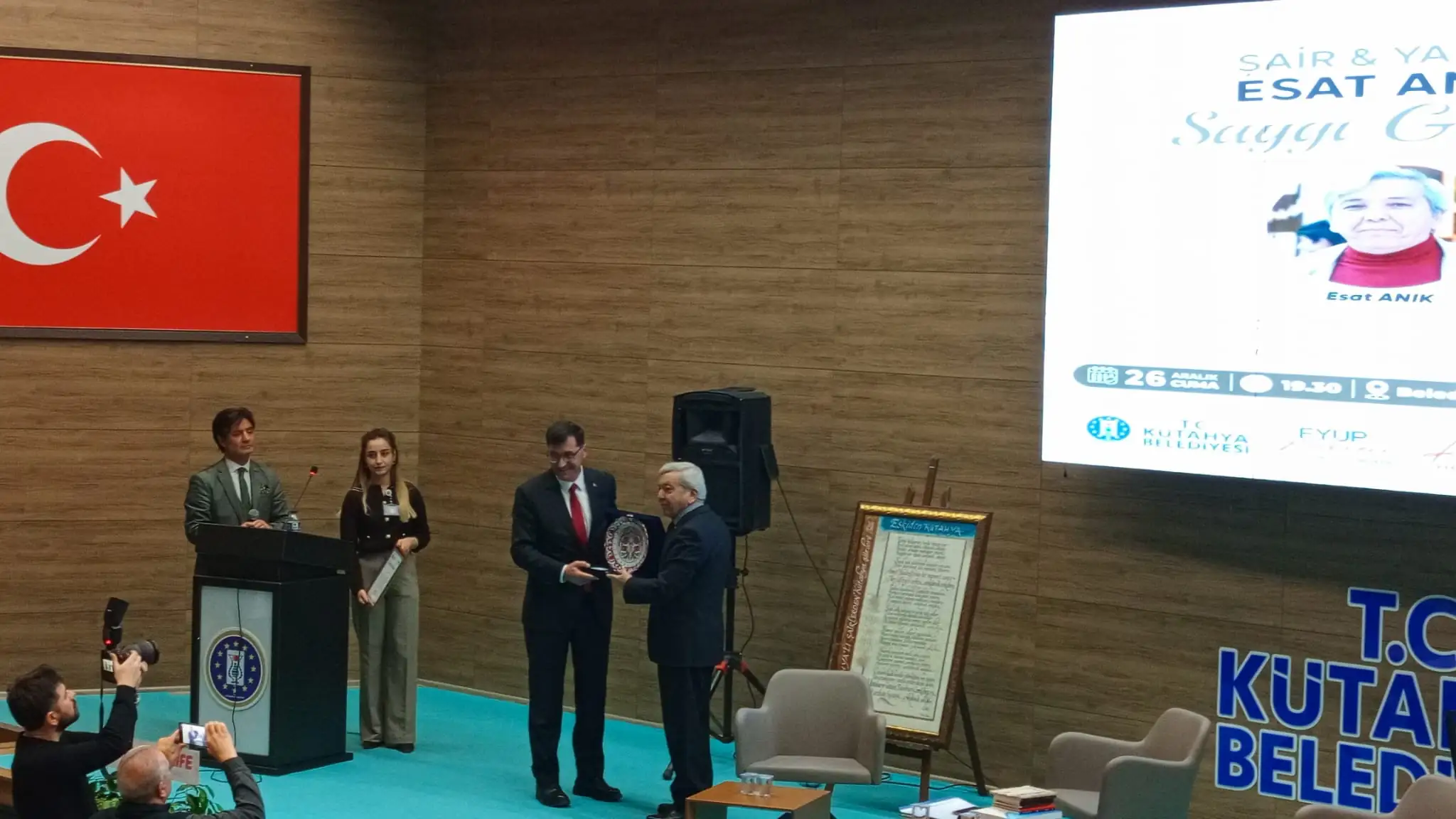 Kütahya’da Şair Ve Yazar Esat Anık’a Saygı Gecesi 1