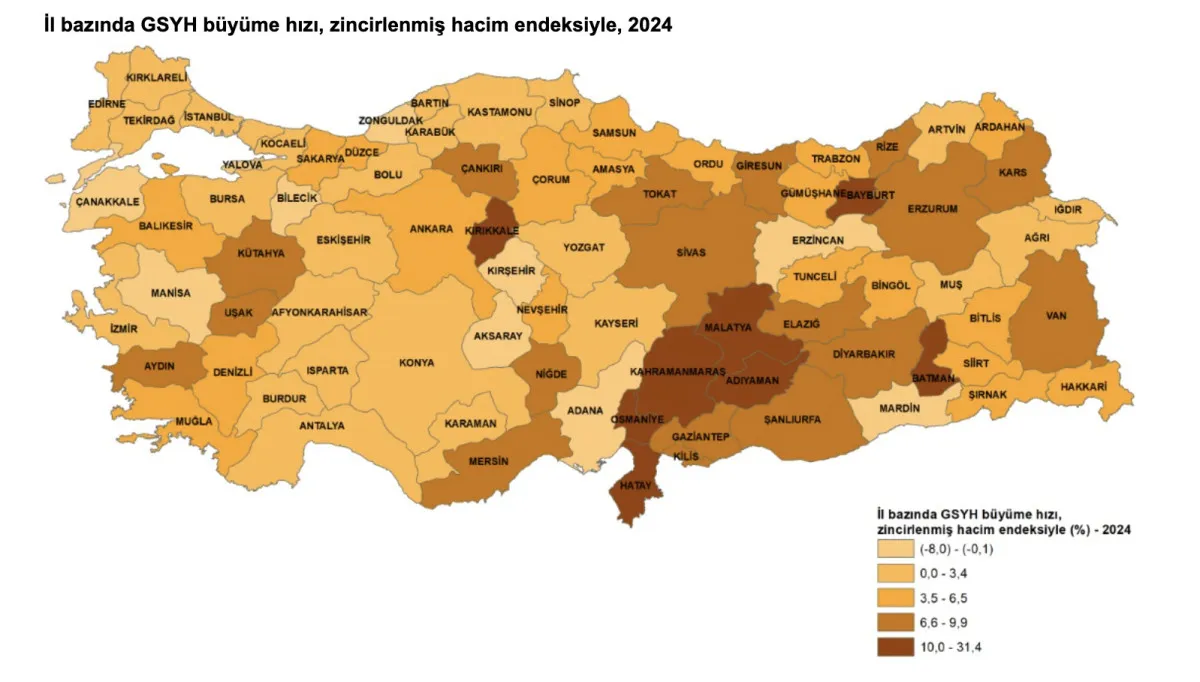 Tüi̇k En Yüksek Gelirli Şehirleri Açıkladı3