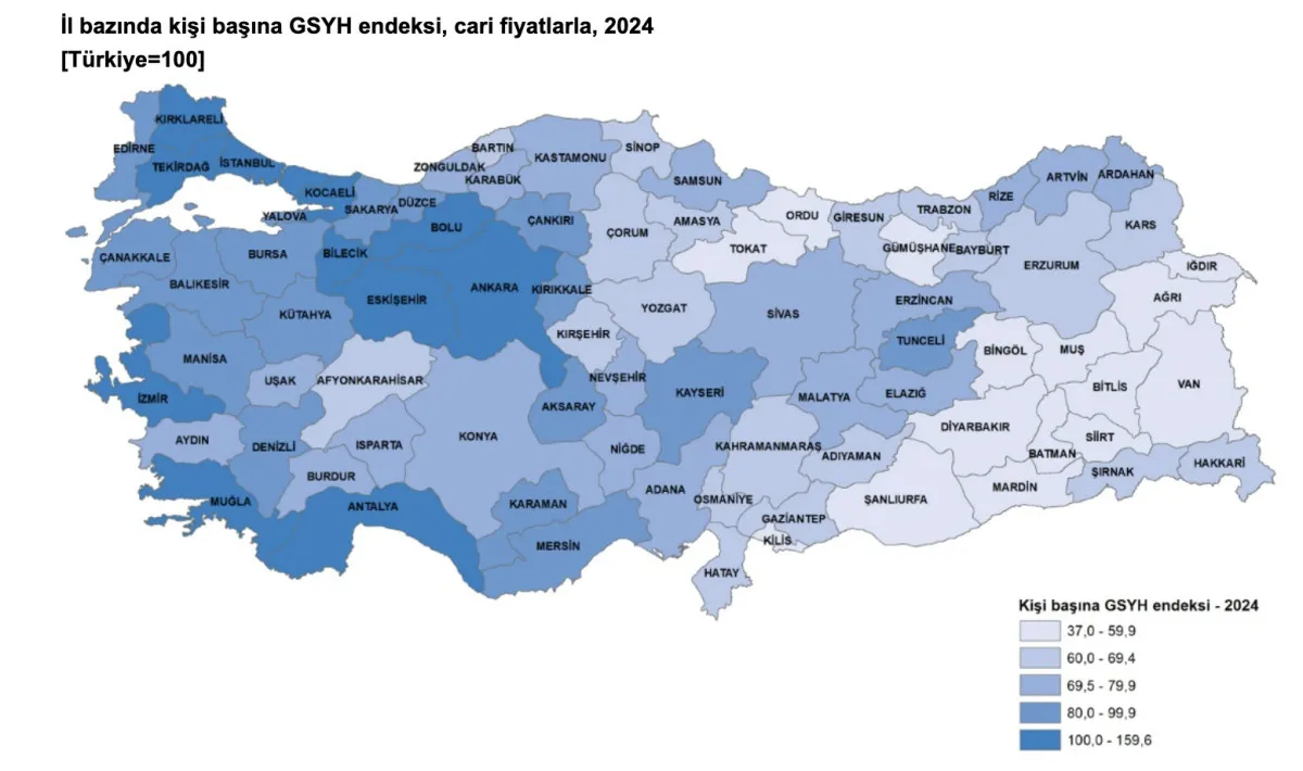 Tüi̇k En Yüksek Gelirli Şehirleri Açıkladıw2