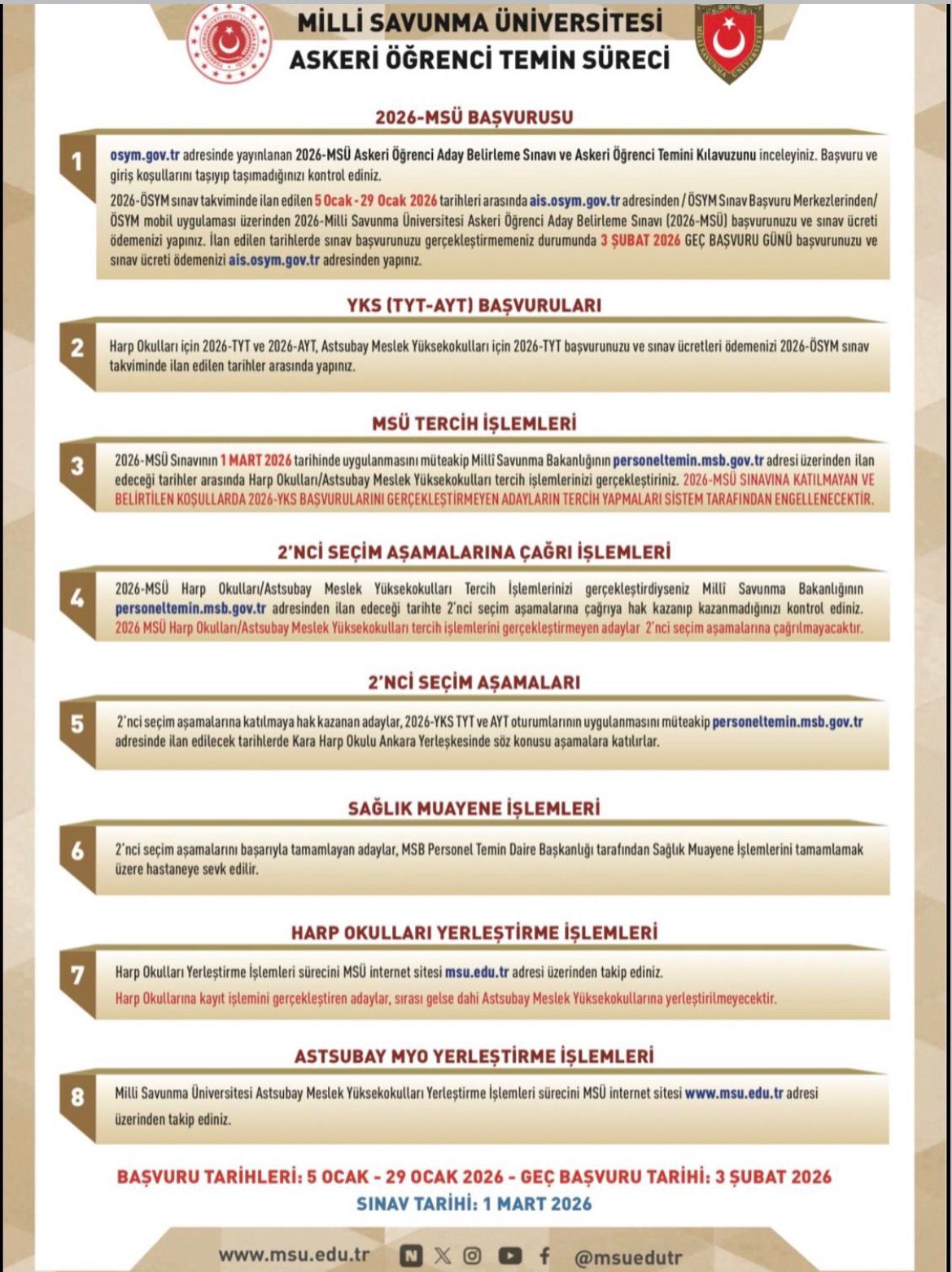 2026 Msü Askeri Öğrenci Aday Belirleme Sınavı Tarihi Açıklandı-1
