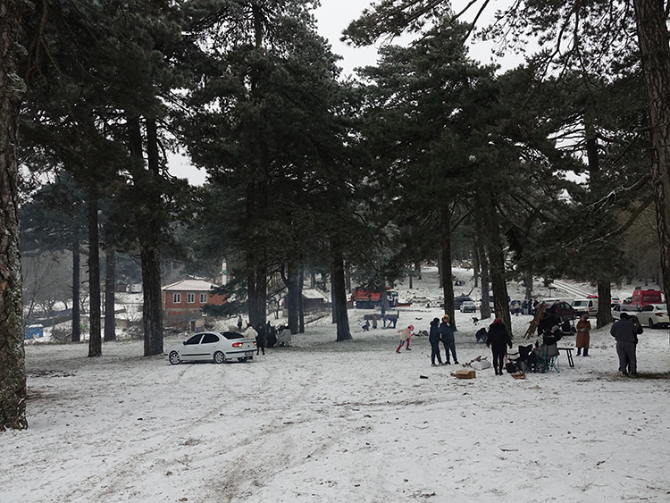 Edremit Körfezi'nde Yaşayanlar, Karın Tadını Kazdağları'nda Çıkardı (3)