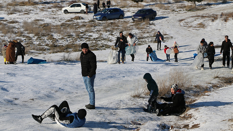 Kütahya Da Karın Keyfini Çıkardılar (4)