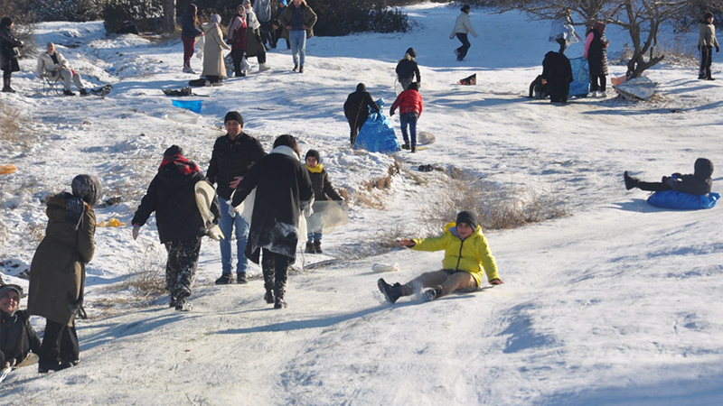 Kütahya Da Karın Keyfini Çıkardılar (6)