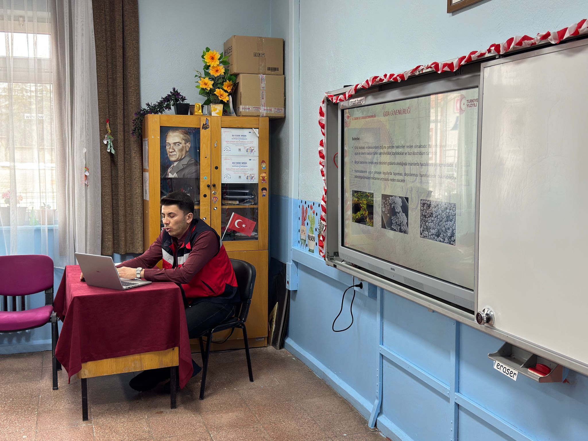 Kütahya Dumlupınar’da Okul Personeline Hijyen Eğitimi1