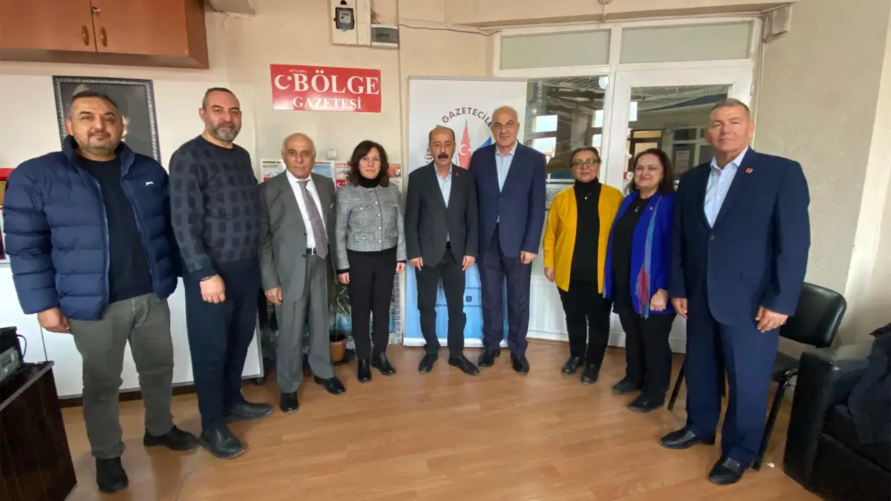 Kütahya Gazeteciler Birliği, Chp’yi Ağırladı 1