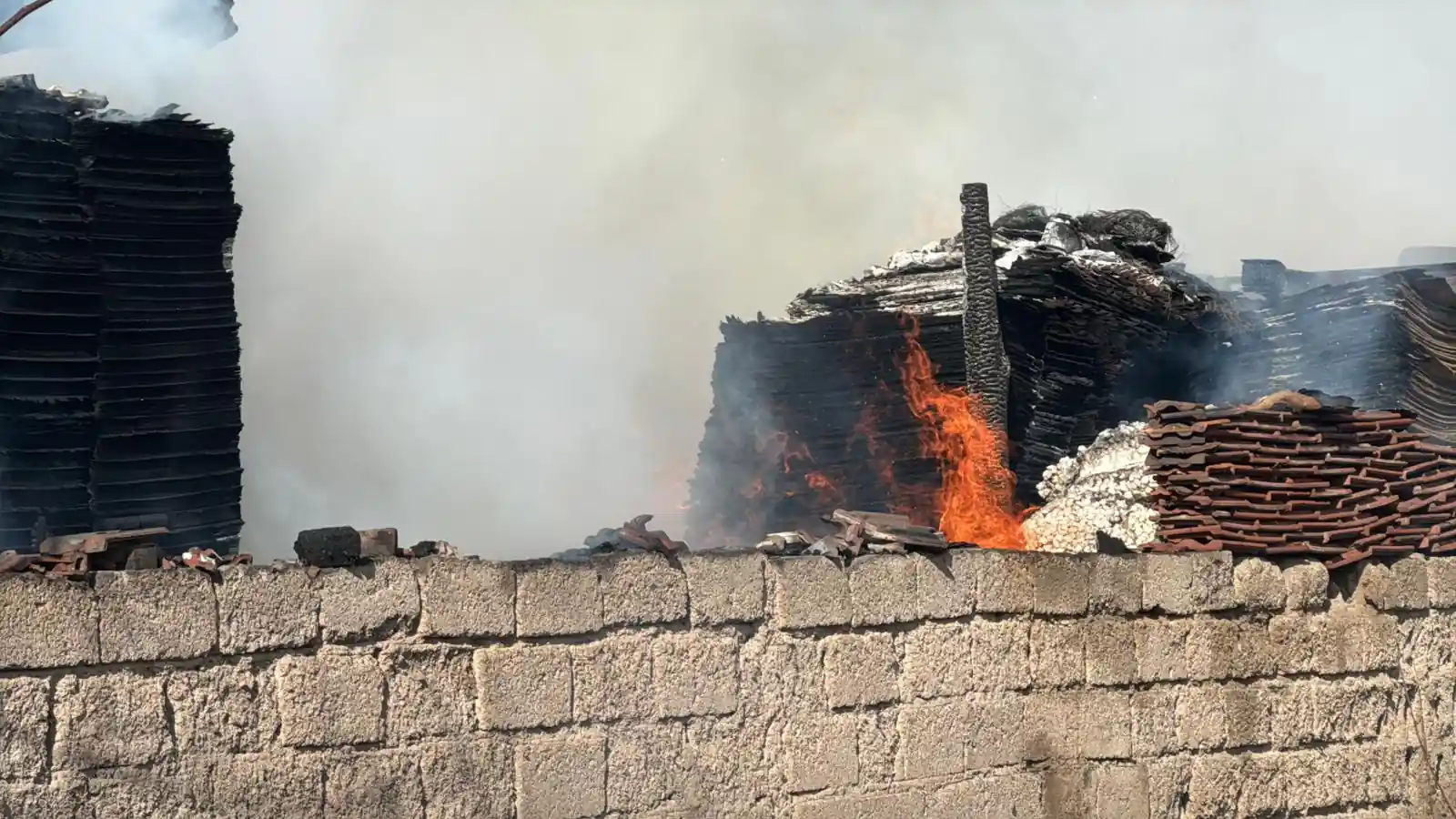 Kütahyada Depo Yangını