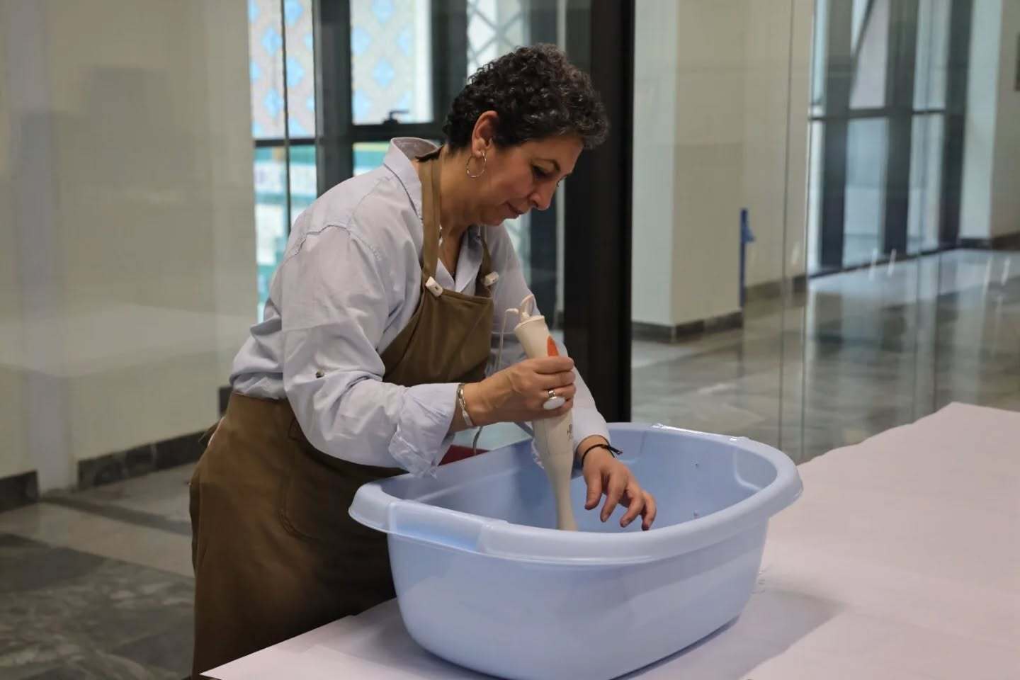 Kütahya'da Elekte Kağıt Yapım Atölyesi Çocuklardan Yoğun Ilgi Gördü4