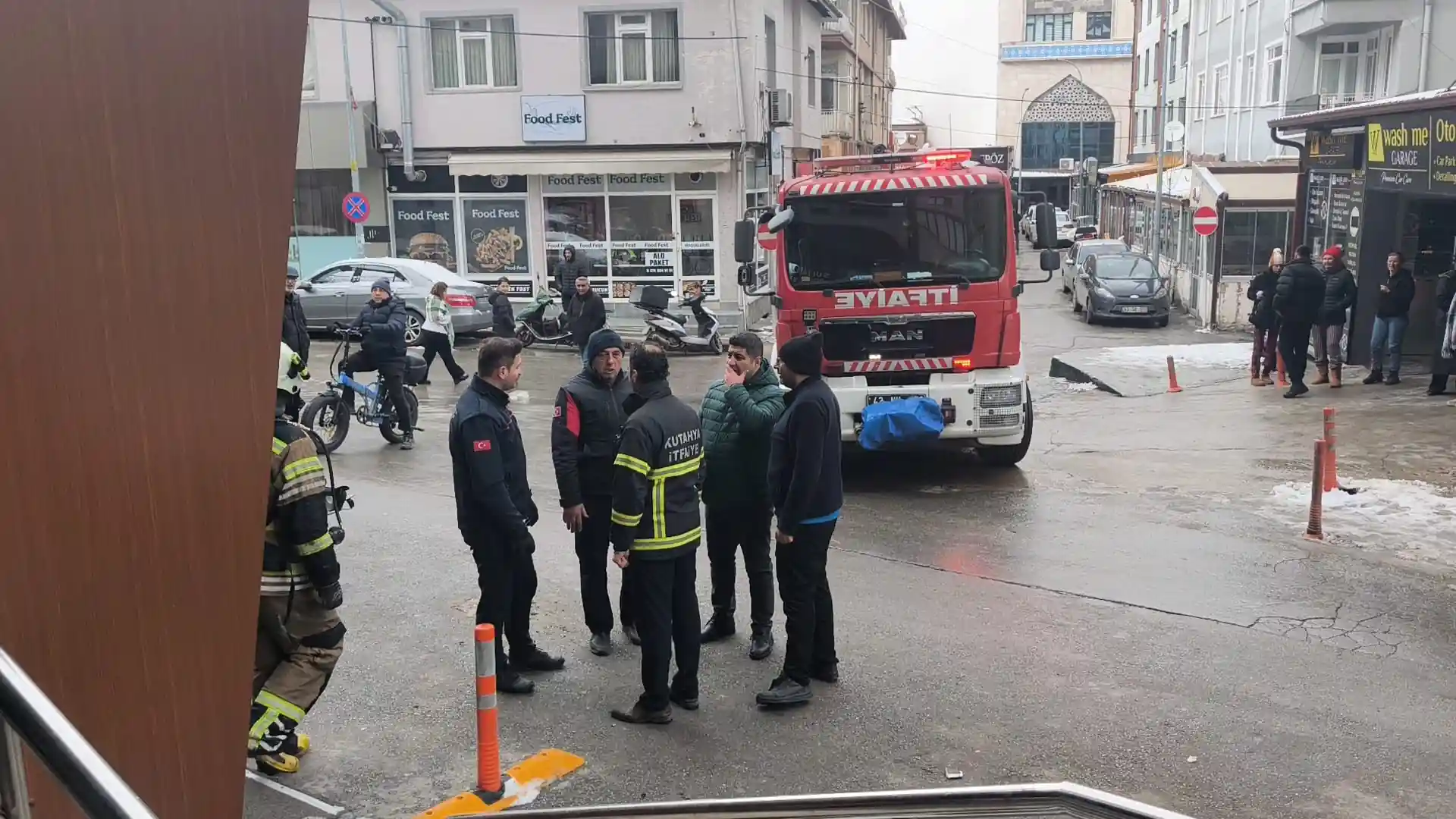 Kütahya’da Işyerinde Baca Yangını