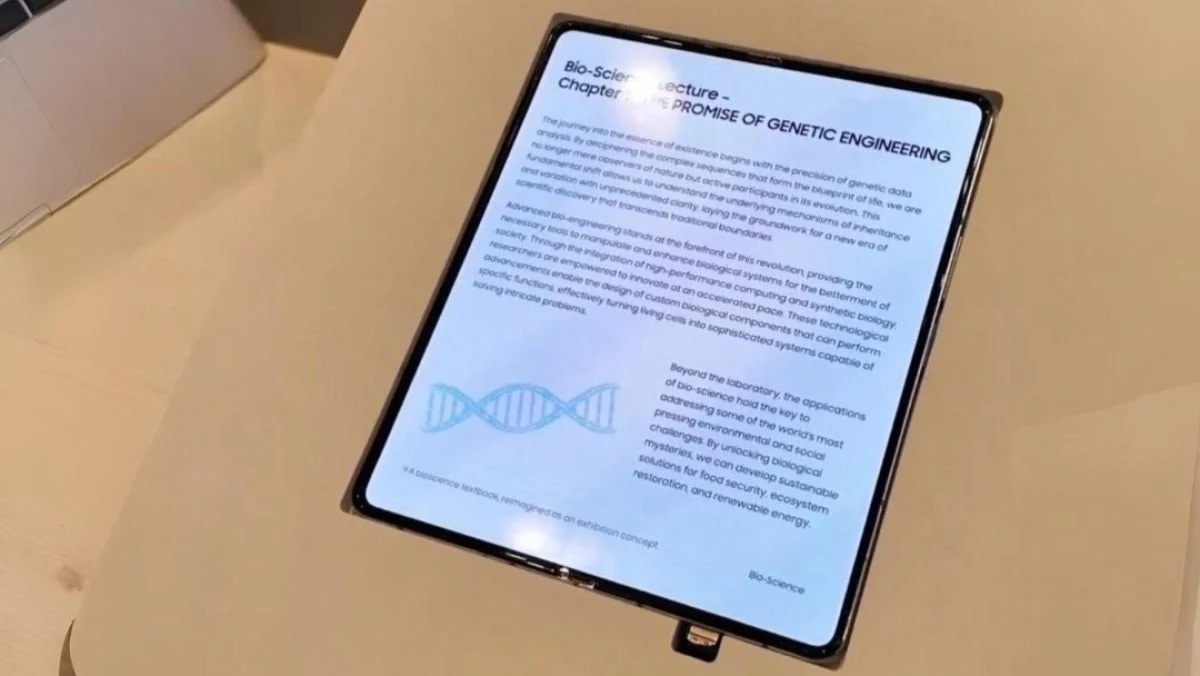 Samsung Kırışıksız Katlanabilir Ekranını Tanıttı1