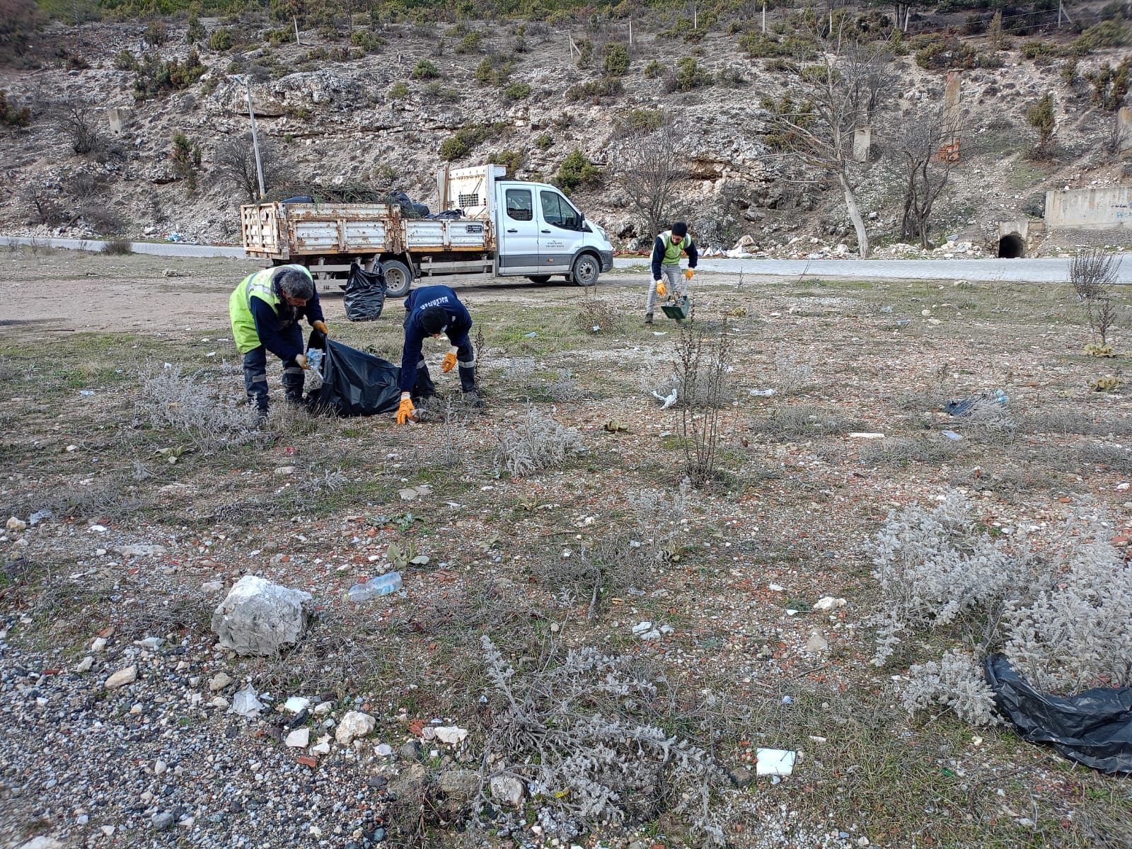 Kütahya’da 75. Yıl Mahallesi’nde Temizlik Çalışması (3)