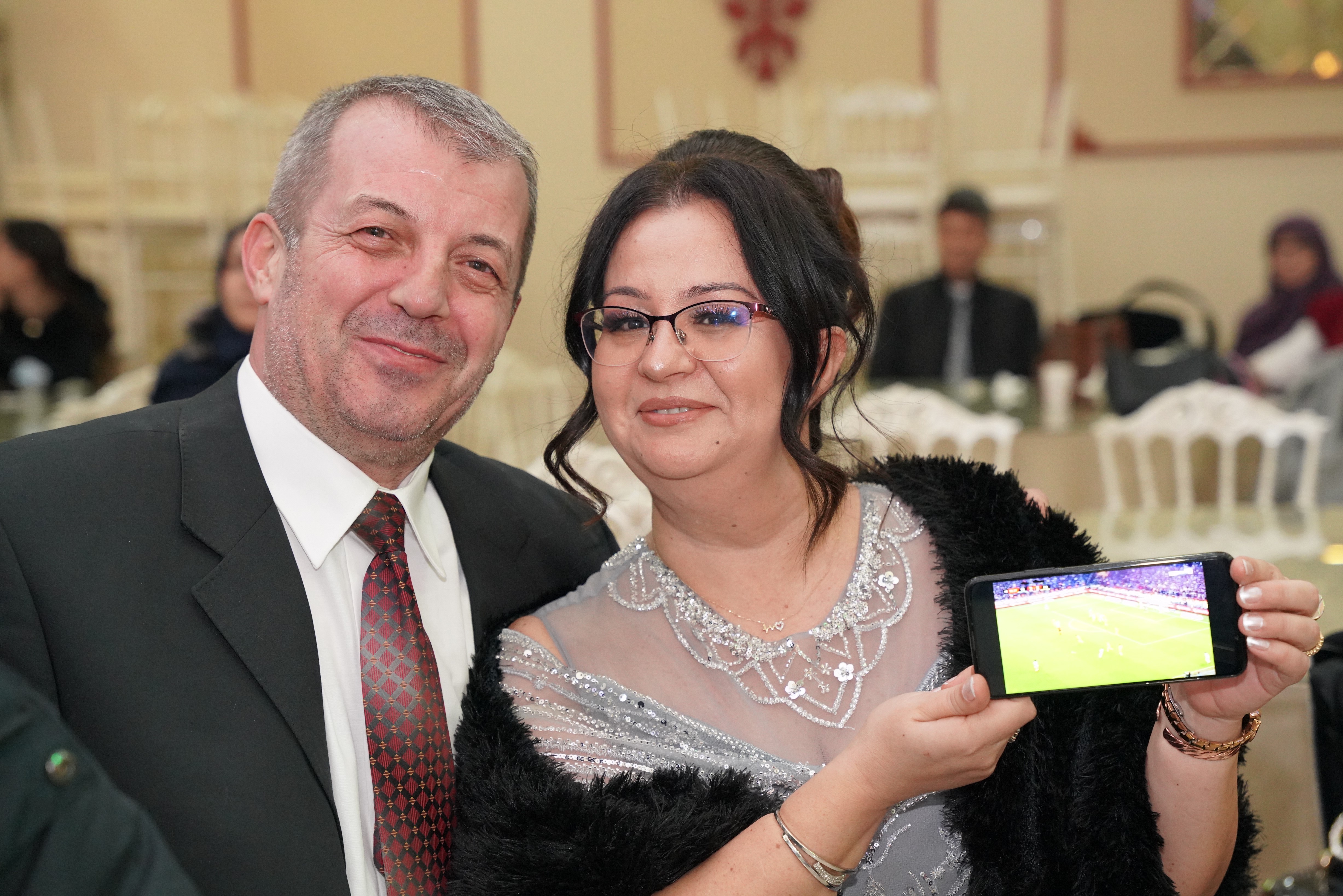 Kütahya’da Bir Babanın Kızının Düğününde Derbi Heyecanı (3)