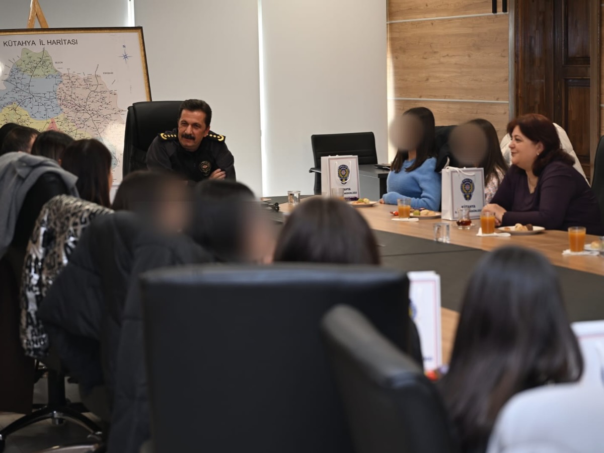 Kütahyada Sevgi Evleri’ndeki Gençler, Emniyette Ağırladı2