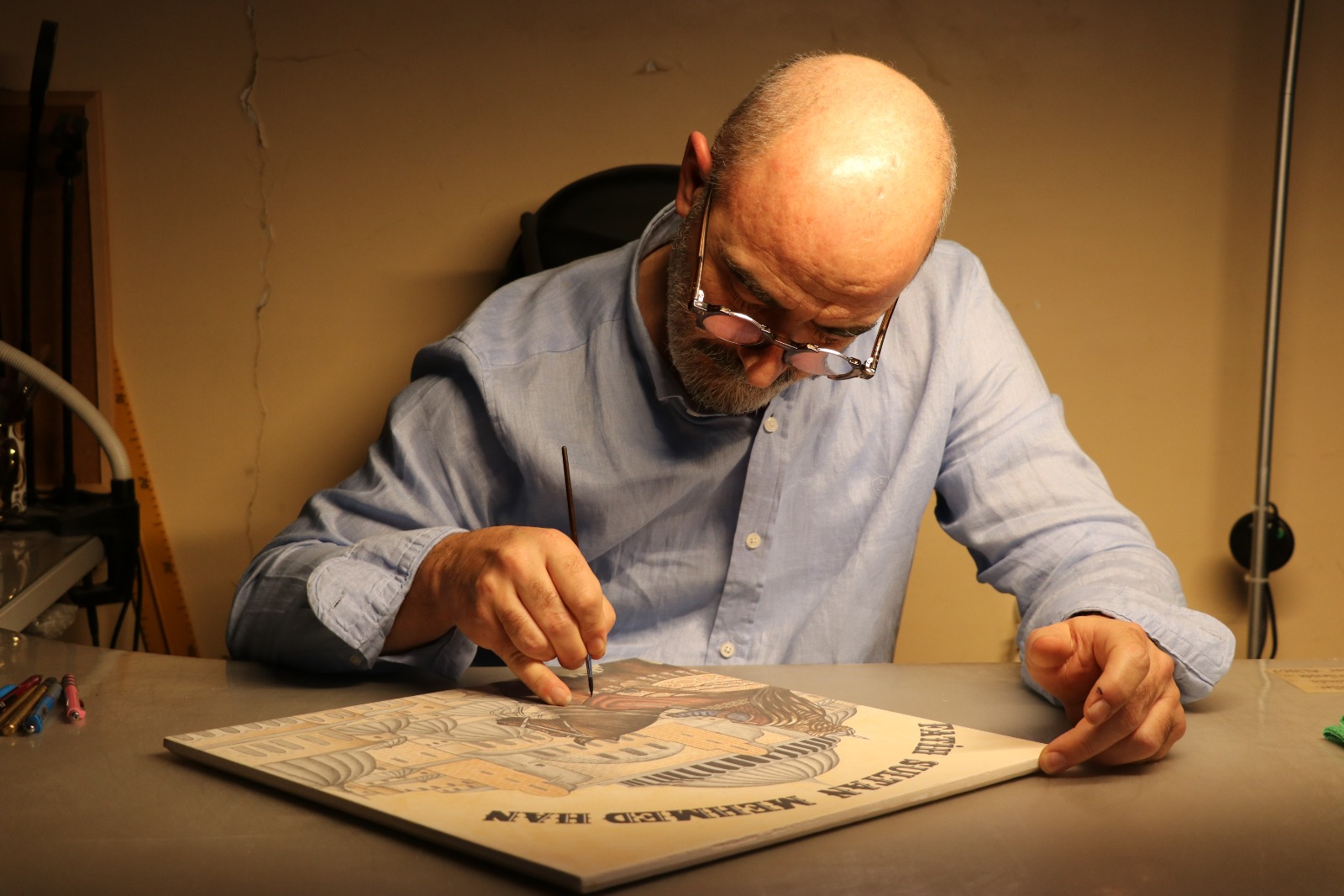 Kütahyalı Çini Ustası 27 Metrelik Çini Esere Türk Tarihini Nakşetti (8)