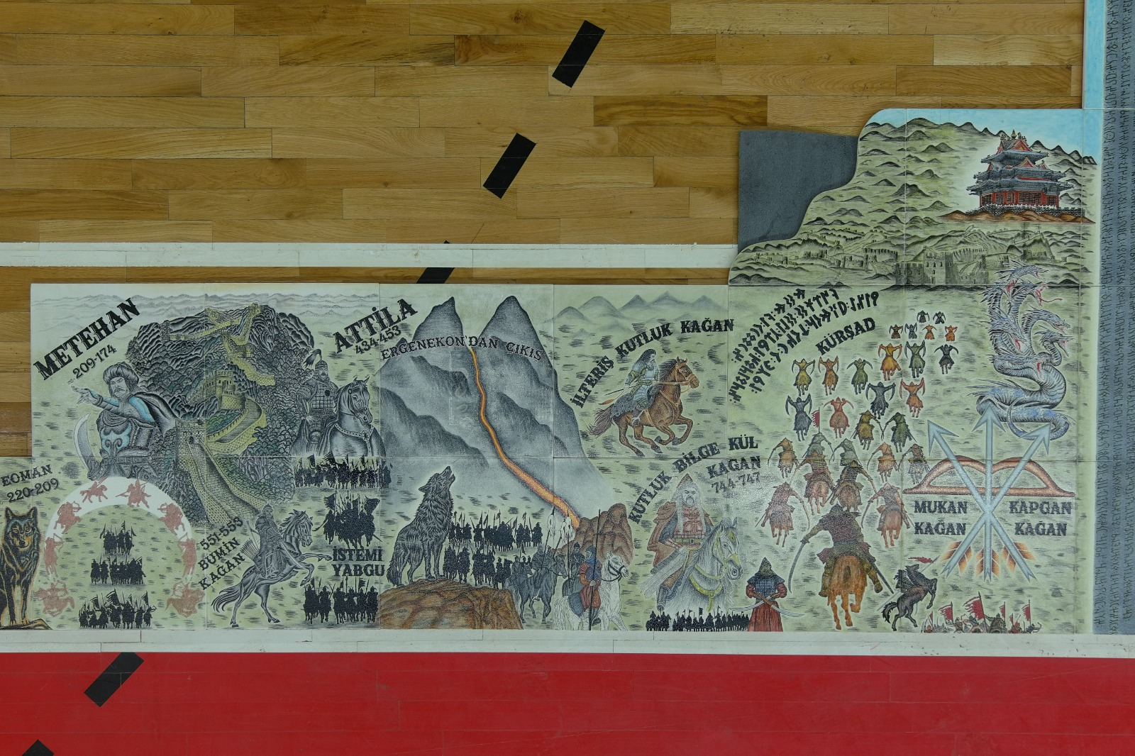 Kütahyalı Çini Ustası 27 Metrelik Çini Esere Türk Tarihini Nakşetti (9)