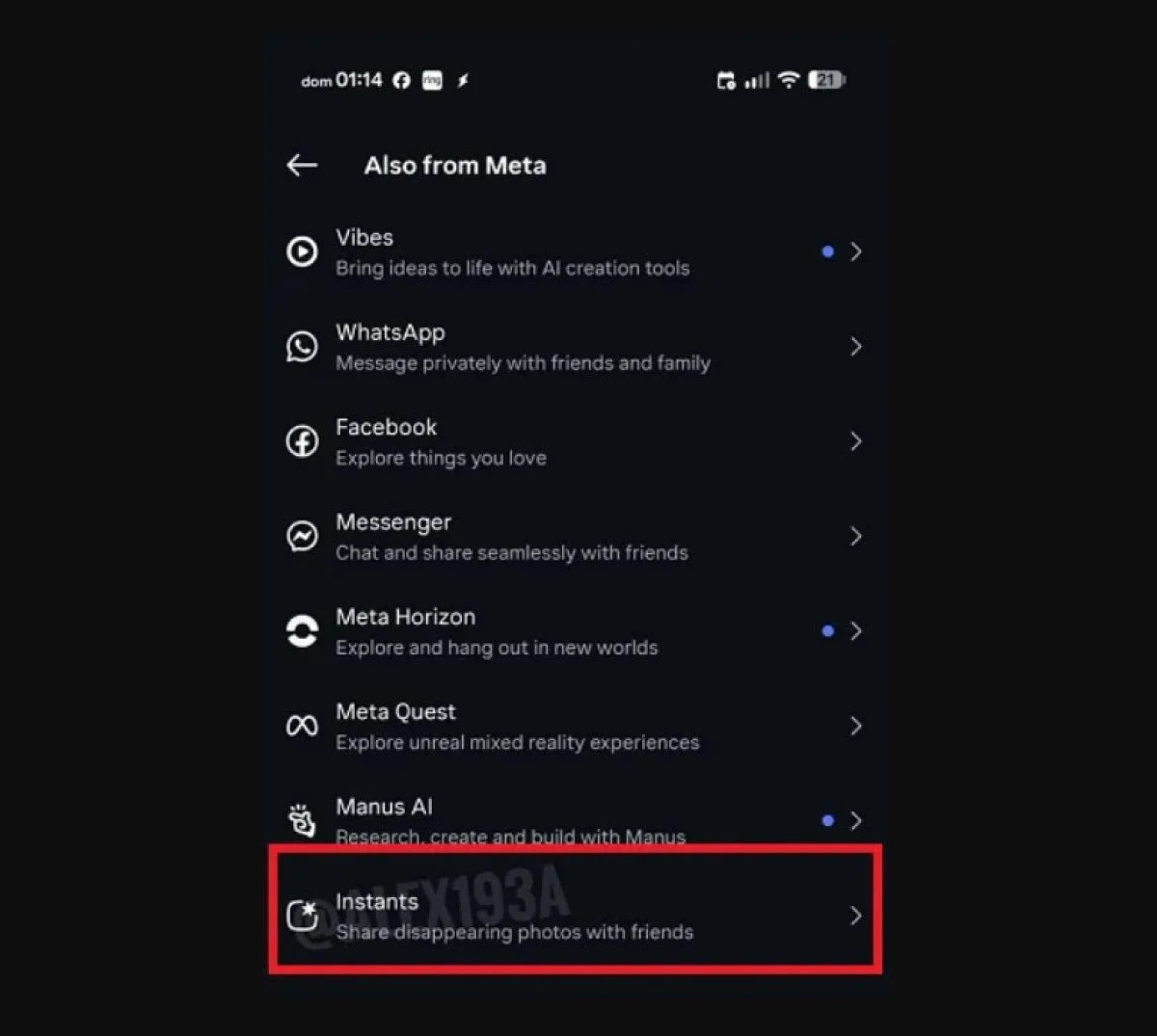 Meta’dan Snapchat’e Rakip Uygulama Instants