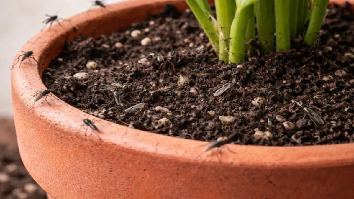 Toprağa Bir Kaşık Dökün Sinekler Saksıya Yaklaşmıyor1