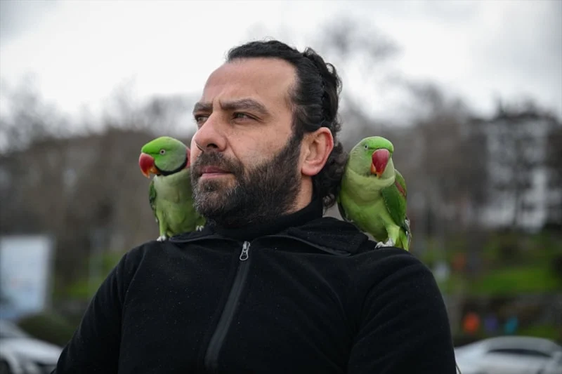İskender Papağanlarıyla Ayrılmaz Dostluk1