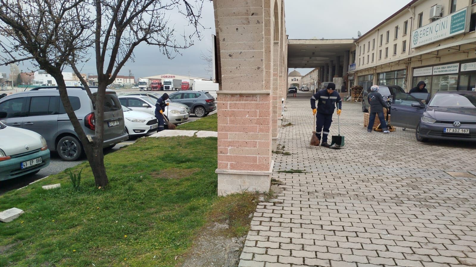 Kütahya Çiniciler Çarşısı’nda Bayram Sonrası Temizlik (1)