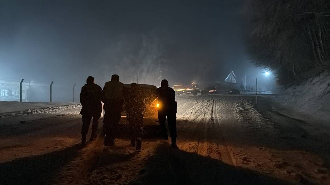 Kütahya Domaniç, Bayramı Kar Yağışı Ile Karşıladı (4)