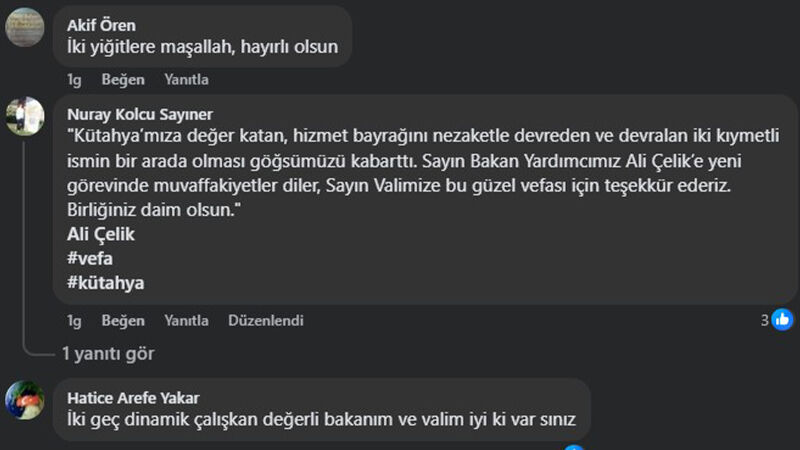 Kütahya Valisi Işın, Bakan Yardımcısı Çelik’i Ziyaret Etti (2)