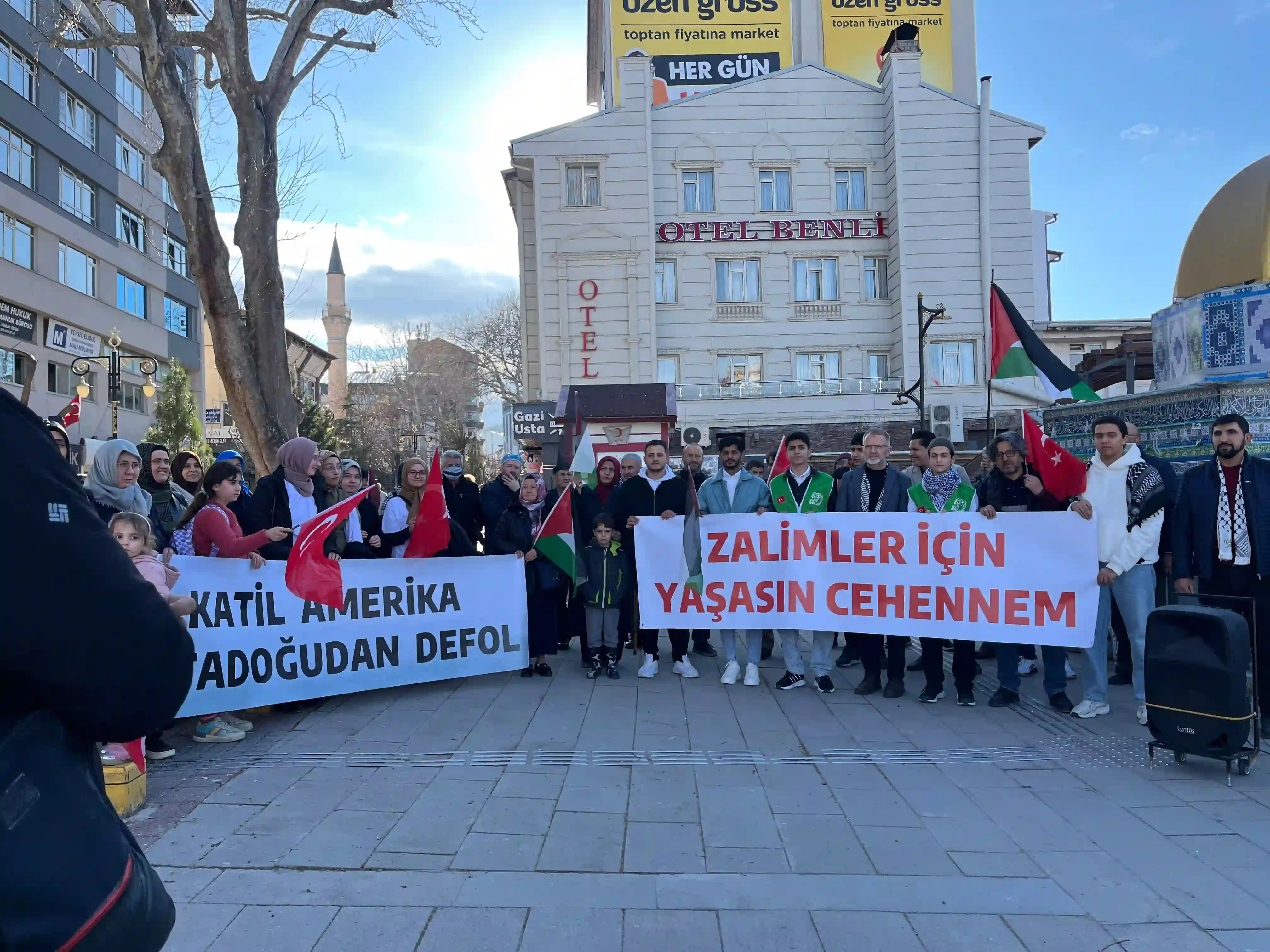 Kütahya’da İsrail Ve Abd Protestosu 1