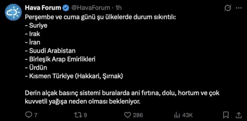 Perşembe Ve Cuma Için Fırtına Uyarısı 2 Il Risk Altında1