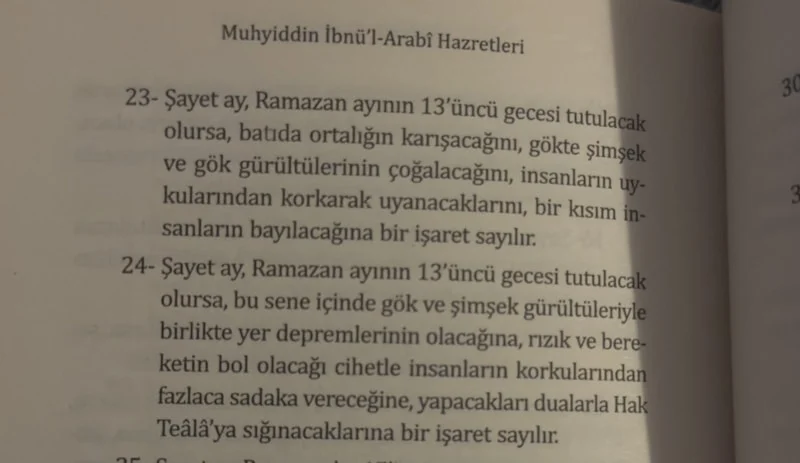 Ramazan’ın 13’Ü Ve Kanlı Ay Kehaneti2