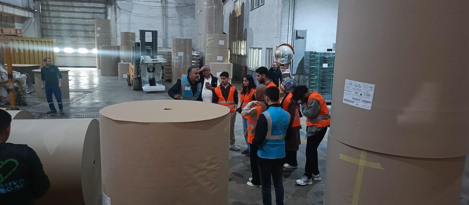 Kütahya Entegre Kağıt’ta üretim süreçleri incelendi-3