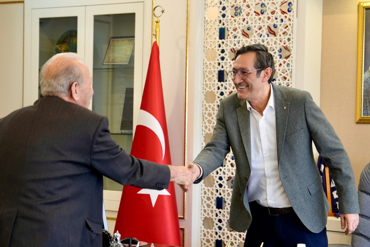 Cevizdere Şehitleri Gazileri Başkan Derine Ziyaret1