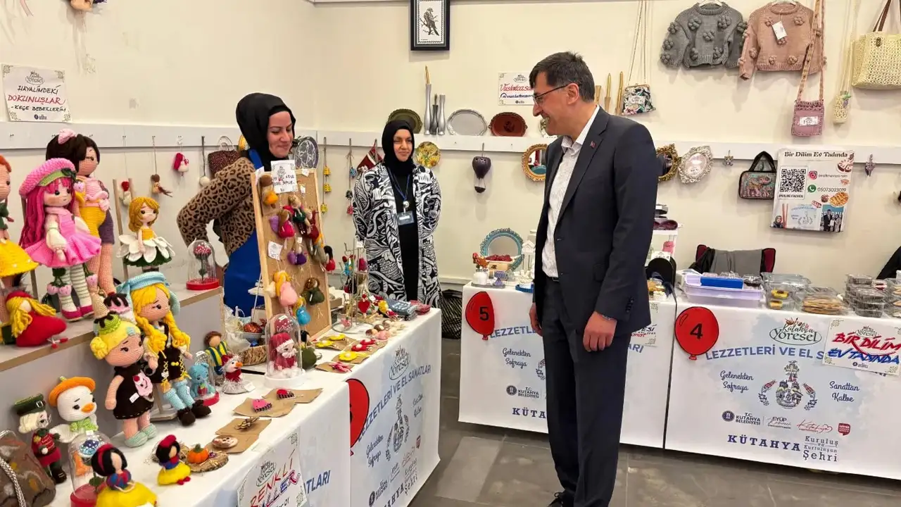 Eyüp Kahveci’den Yöresel Ürün Stantlarına Ziyaret 1