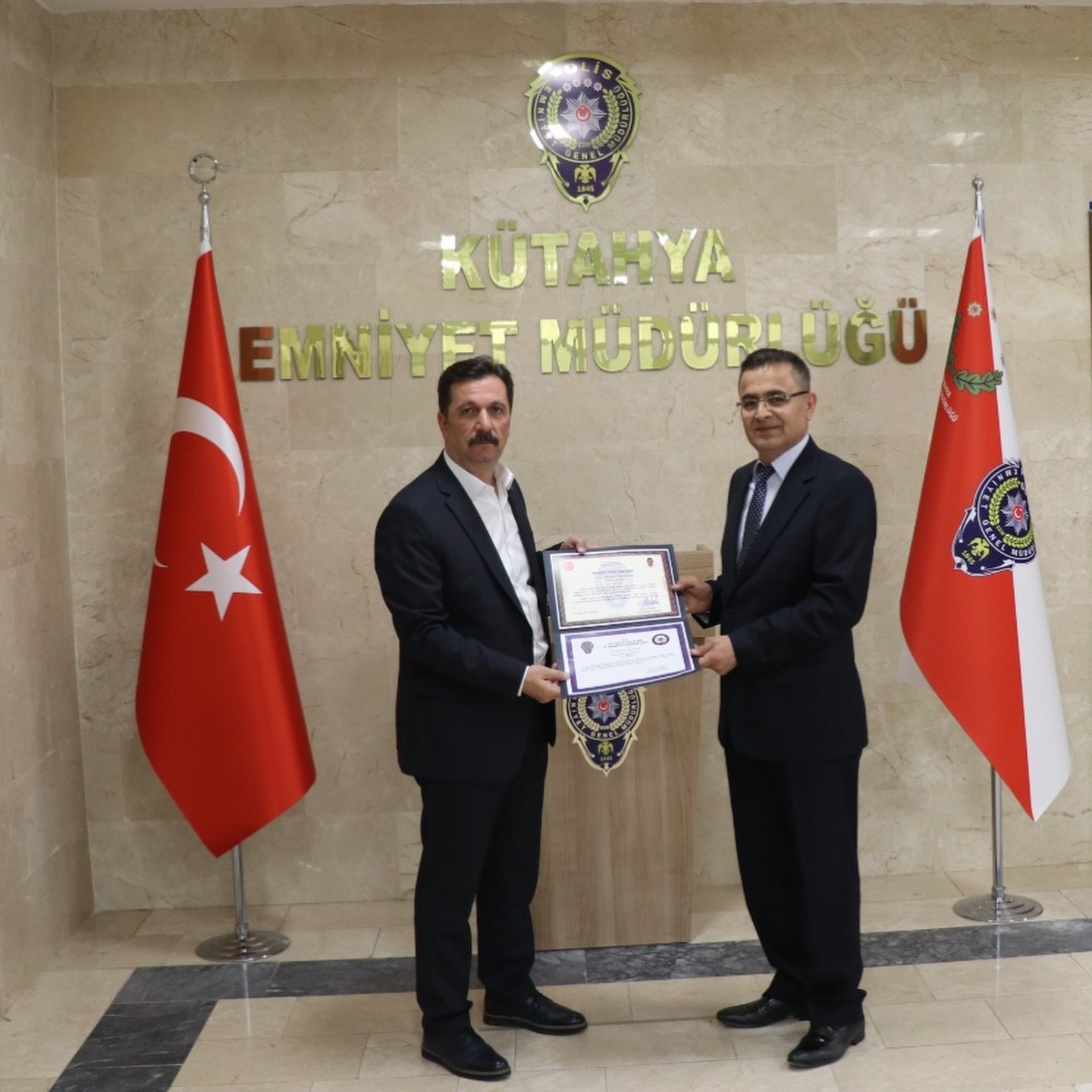 Kütahya Emniyeti’nde Duygusal Veda