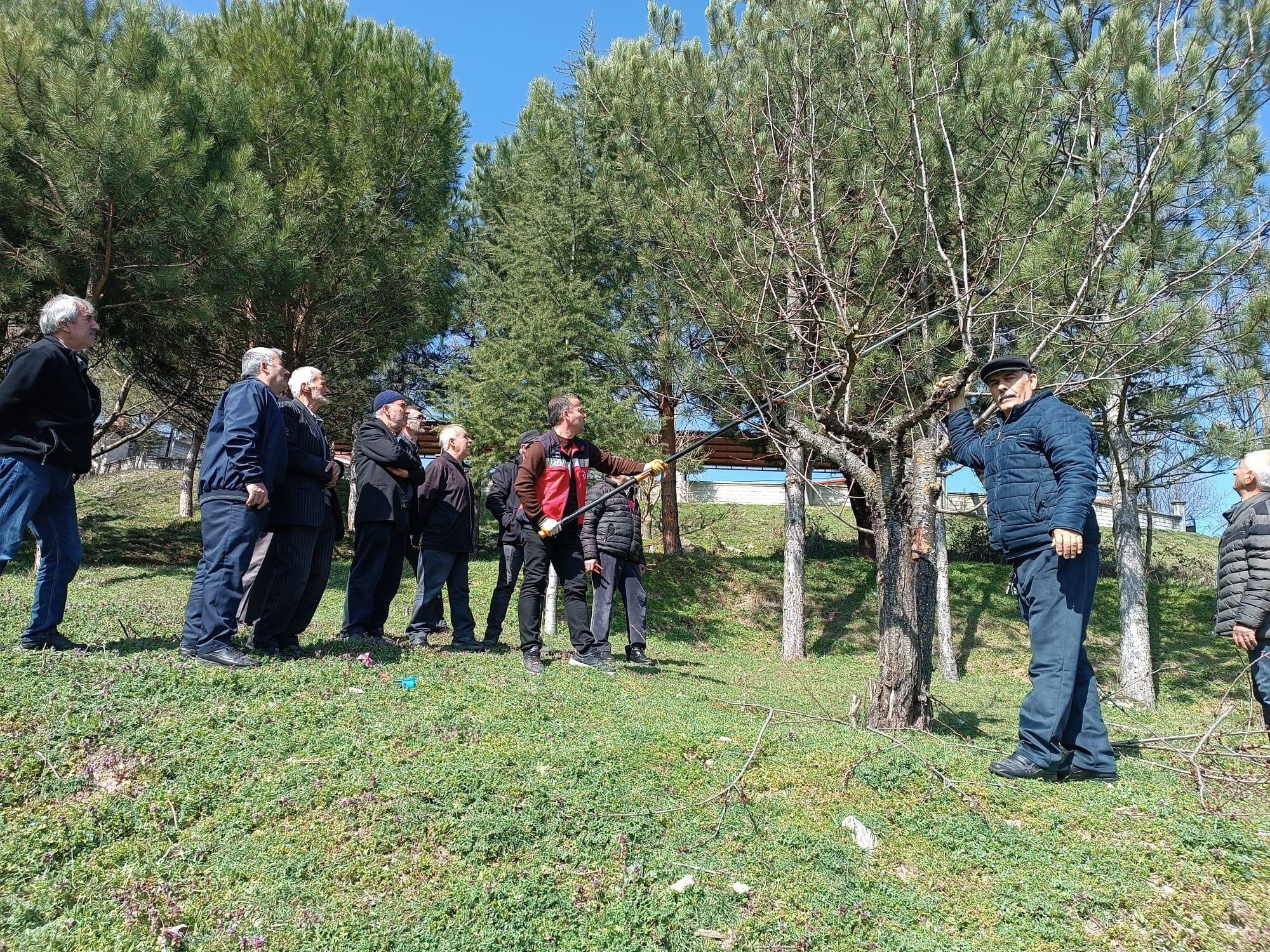 Kütahya Tavşanlı’da Üreticilere Budama Eğitimi Verildi3
