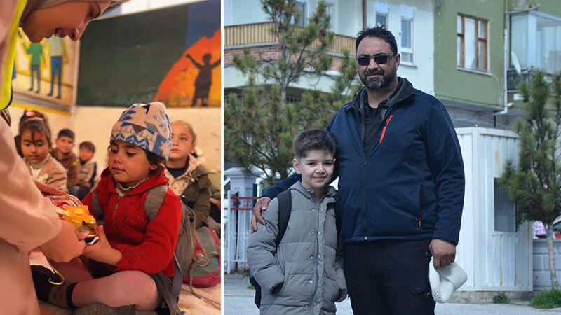 Kütahya’da Küçük Hamza’dan Gazzeli Çocuklara Hediye (2)