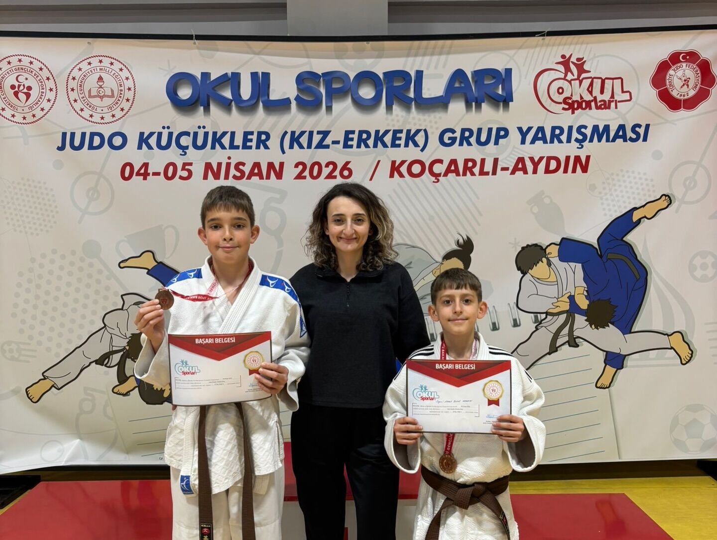 Kütahyada Minik Judocular Okul Sporlarında Derece Aldı1